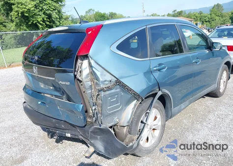 2013 Honda Cr-V Ex-L from USA, damaged, VIN 5J6RM4H73DL070272